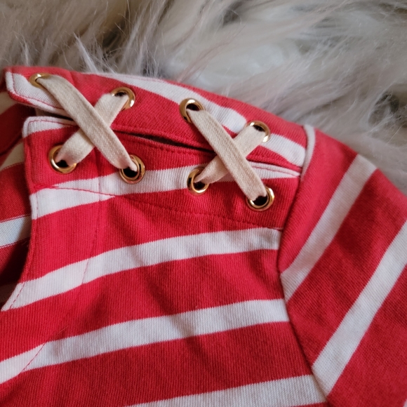 Veronica Beard Foley Ruched Lace Up Dress - Picture 5 of 10